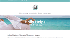 Desktop Screenshot of hollyhelps.com