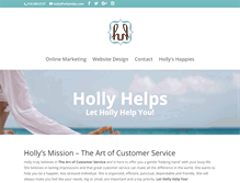 Tablet Screenshot of hollyhelps.com